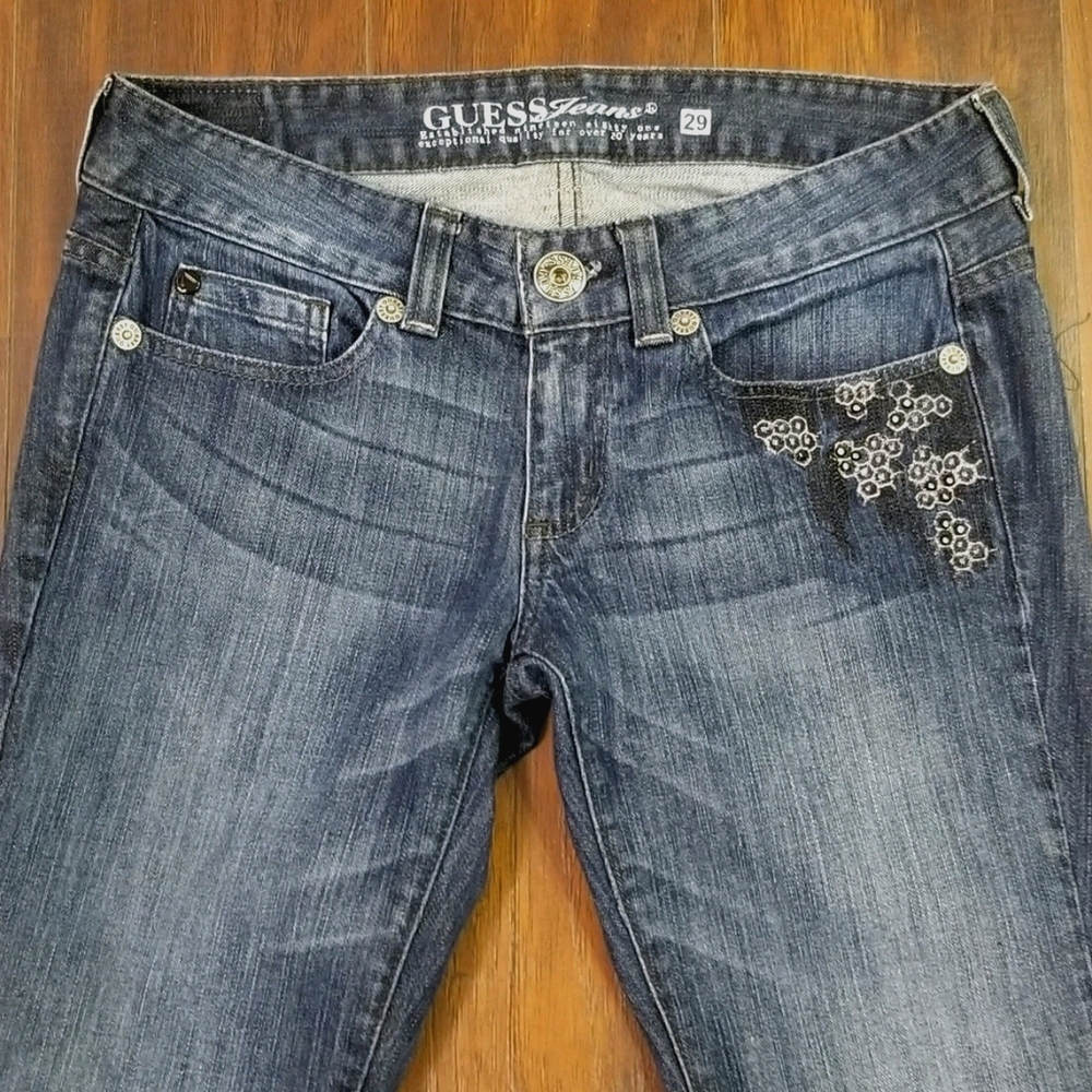 EUC. Authentic Denim Dry Goods Guess Jeans.